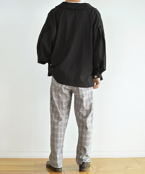 PairPair（ペアペア）の「アサコンCPOジャケット（テーラードジャケット・レディース・ブラック/アイボリー/ライトブラウン・FREE）」の20枚目の写真