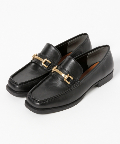 LOWRYS FARM(ローリーズファーム)の「スクエアローファー 848414(ドレスシューズ・レディース・ブラック/ダークブラウン/ブラウン・MEDIUM/LARGE)」の12枚目の写真