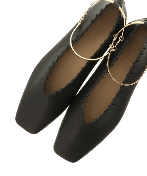 RANDA（ランダ）の「CAMILLE BIS RANDA/ソフト2WAYシューズ（バレエシューズ・レディース・ブラック/グレイッシュベージュ/イエロー・LL/S/M/L）」の4枚目の写真