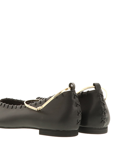 RANDA（ランダ）の「CAMILLE BIS RANDA/ソフト2WAYシューズ（バレエシューズ・レディース・ブラック/グレイッシュベージュ/イエロー・LL/S/M/L）」の5枚目の写真