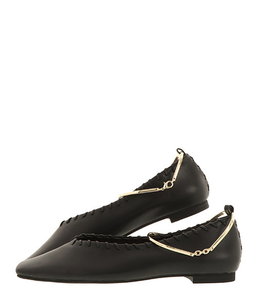 RANDA（ランダ）の「CAMILLE BIS RANDA/ソフト2WAYシューズ（バレエシューズ・レディース・ブラック/グレイッシュベージュ/イエロー・LL/S/M/L）」の7枚目の写真