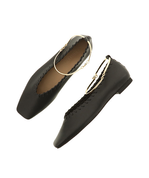 RANDA（ランダ）の「CAMILLE BIS RANDA/ソフト2WAYシューズ（バレエシューズ・レディース・ブラック/グレイッシュベージュ/イエロー・LL/S/M/L）」の11枚目の写真