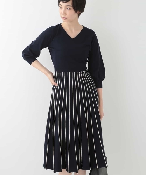 セール Ofuon オフオン のワンピース ストライプニットワンピース Euekg をセール価格で購入できます Ofuon ストライプニットワンピース ワンピース ワンピース ワンピース ドレス Ofuon オフオン のファッション