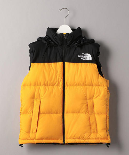 THE NORTH FACE（ザノースフェイス）の「＜THE NORTH FACE＞ NUPTSE VEST/ヌプシ ダウンベスト（ダウンベスト・メンズ・イエロー/ブラック・MEDIUM/X-LARGE/LARGE）」の9枚目の写真