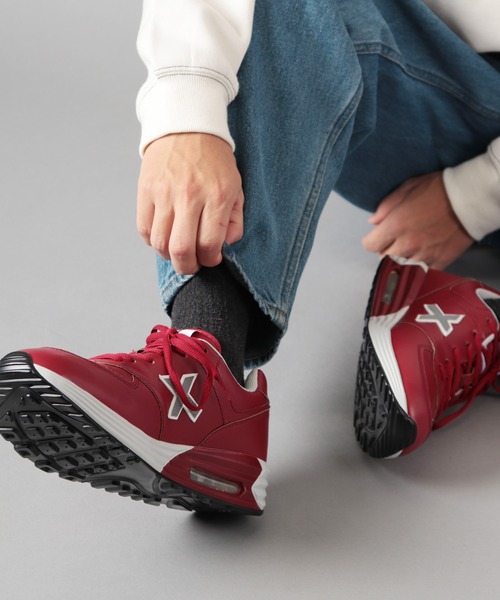 KOM ORIGINAL（ケーオーエム オリジナル）の「X TOKYO メンズカジュアル ハイテクスニーカー（スニーカー・メンズ・ブラック/ダークネイビー/ホワイト・25/25.5/26/26.5/27/28/28.5/29）」の6枚目の写真