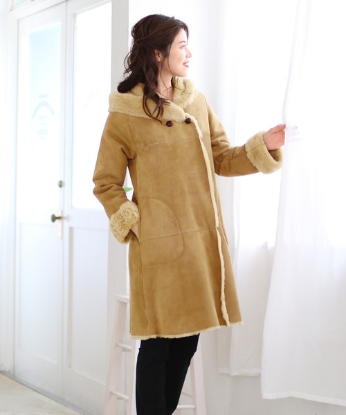 完売商品 Fano Studios ムートンコート ダッフルコート ムートンダッフルコート – MINIMAL WARDROBE（ミニマルワード