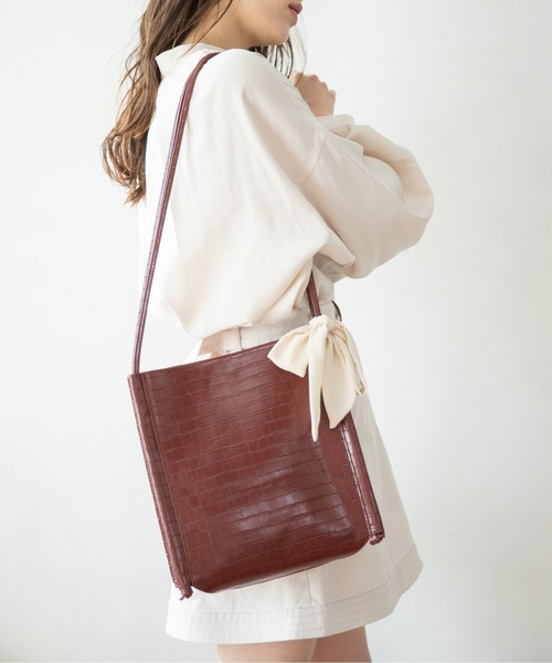 Heather（ヘザー）の「スカーフツキカタオシトート　868789（トートバッグ・レディース・ブラウン系その他/ベージュ系その他・ONESIZE）」の19枚目の写真