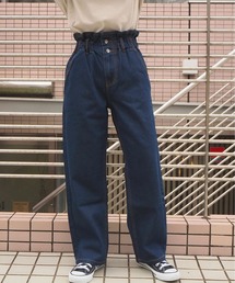 tiptop | [丈が選べる]【web限定アイテム】セミワイドハイウェストデニム(デニムパンツ)