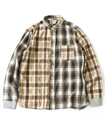 2WAYショールカラー ロングスリーブシャツ