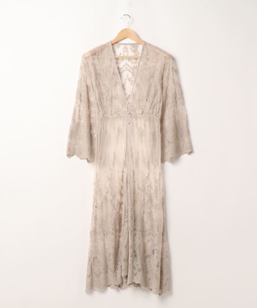 ENVYM（アンビー）の「レースガウン（その他アウター・レディース・グレー/ブラック/ベージュ・FREE）」の6枚目の写真