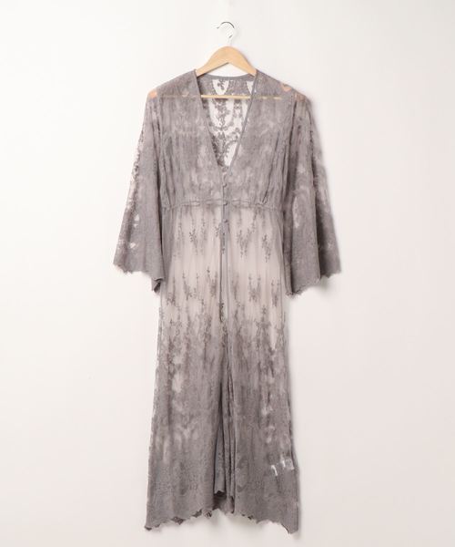 ENVYM（アンビー）の「レースガウン（その他アウター・レディース・グレー/ブラック/ベージュ・FREE）」の5枚目の写真