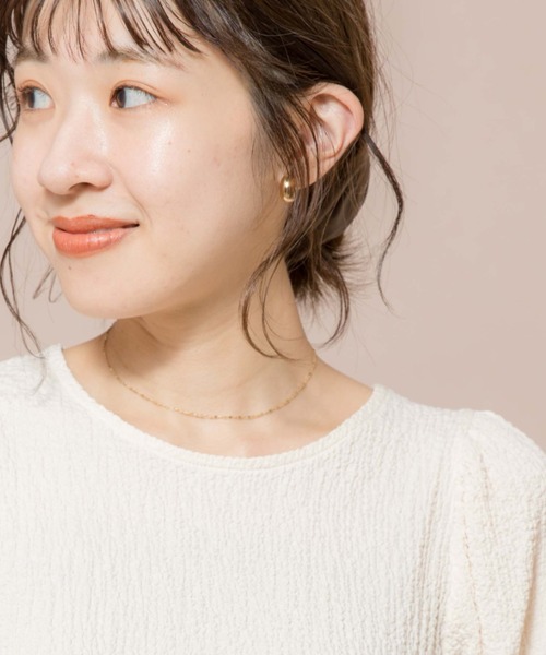 flower(フラワー)の「タイニーフープイヤリング(イヤリング・レディース・シルバー/ゴールド・FREE)」の8枚目の写真