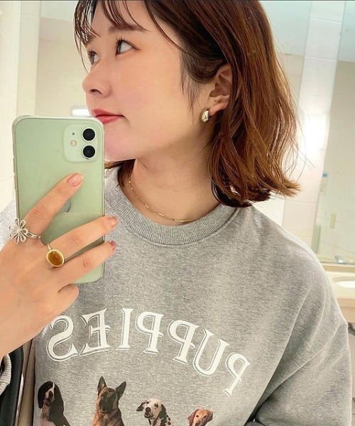 flower(フラワー)の「タイニーフープイヤリング(イヤリング・レディース・シルバー/ゴールド・FREE)」の15枚目の写真