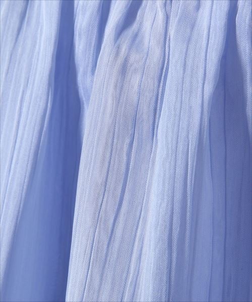 ADAM ET ROPE'(アダムエロペ)の「袖ボリュームフリルカラーブラウス(シャツ/ブラウス・レディース・サックスブルー/キャメル/ホワイト・FREE)」の7枚目の写真