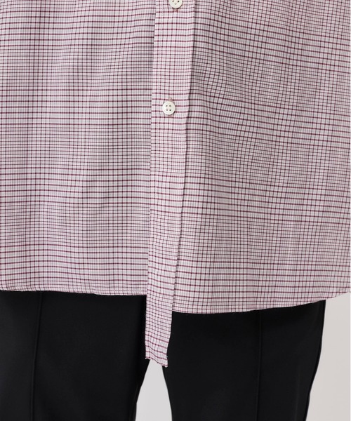 STUDIOUS SELECT（ステュディオスセレクト）の「【Name.】PLAID CUPRA COTTON SHIRT（シャツ/ブラウス・メンズ・ブラック/ピンク・1/0）」の11枚目の写真