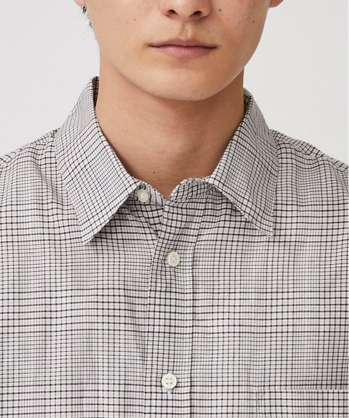 STUDIOUS SELECT（ステュディオスセレクト）の「【Name.】PLAID CUPRA COTTON SHIRT（シャツ/ブラウス・メンズ・ブラック/ピンク・1/0）」の7枚目の写真