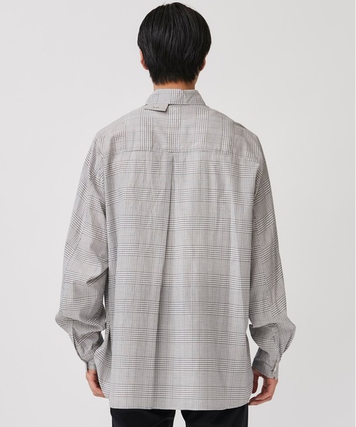 STUDIOUS SELECT（ステュディオスセレクト）の「【Name.】PLAID CUPRA COTTON SHIRT（シャツ/ブラウス・メンズ・ブラック/ピンク・1/0）」の12枚目の写真