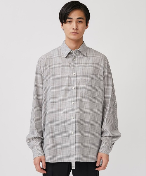 STUDIOUS SELECT（ステュディオスセレクト）の「【Name.】PLAID CUPRA COTTON SHIRT（シャツ/ブラウス・メンズ・ブラック/ピンク・1/0）」の9枚目の写真