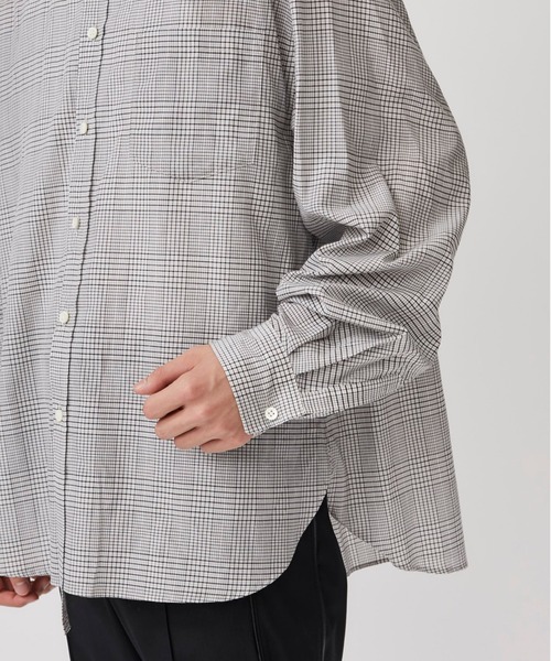 STUDIOUS SELECT（ステュディオスセレクト）の「【Name.】PLAID CUPRA COTTON SHIRT（シャツ/ブラウス・メンズ・ブラック/ピンク・1/0）」の16枚目の写真