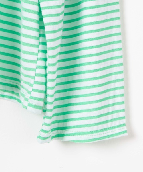 DING（ディング）の「DING/【2点セット】ボーダーカットルームウェア（ルームウェア/パジャマ・レディース・ブラック/グリーン・FREE）」の16枚目の写真
