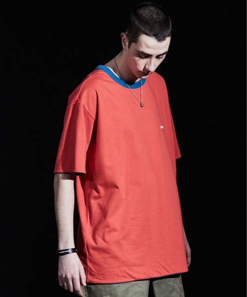 LMCの「【LMC】LMC ITALIC REVERSIBLE TEE / リバーシブル イタリック ロゴ Tシャツ(Tシャツ/カットソー・メンズ・ブラック/カーキ/ブルー・SMALL/MEDIUM/LARGE)」の22枚目の写真