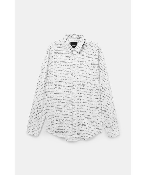 Desigual(デシグアル)の「シャツ長袖 JON(シャツ/ブラウス・メンズ・ホワイト・M/S/2L/L/3L)」の2枚目の写真