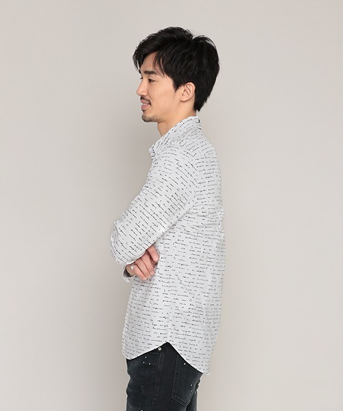 Desigual(デシグアル)の「シャツ長袖 JON(シャツ/ブラウス・メンズ・ホワイト・M/S/2L/L/3L)」の6枚目の写真
