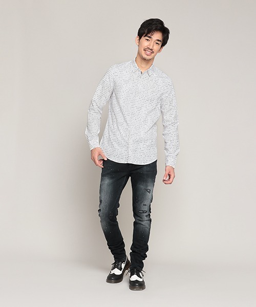 Desigual(デシグアル)の「シャツ長袖 JON(シャツ/ブラウス・メンズ・ホワイト・M/S/2L/L/3L)」の7枚目の写真