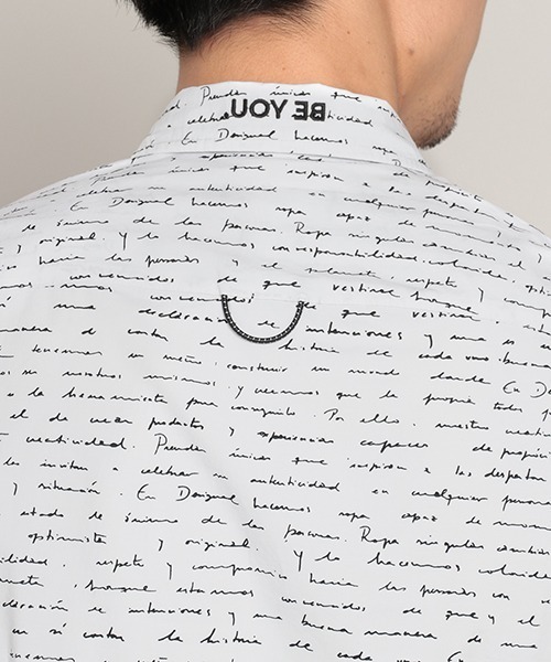 Desigual(デシグアル)の「シャツ長袖 JON(シャツ/ブラウス・メンズ・ホワイト・M/S/2L/L/3L)」の9枚目の写真