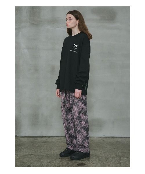 OY(オーワイ)の「『OY/オーワイ』TIE-DYE CORDUROY WIDE PANTS/タイダイ コーデュロイ ワイド パンツ(その他パンツ・メンズ・アイボリー/パープル・FREE)」の12枚目の写真