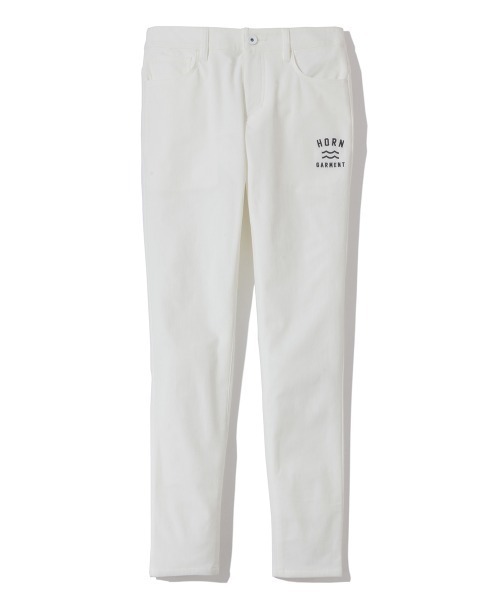HORN GARMENT(ホーンガーメント)の「FILLING STRETCH PANTS | WOMEN(その他パンツ・レディース・ブラック/ホワイト・LARGE/MEDIUM)」の1枚目の写真
