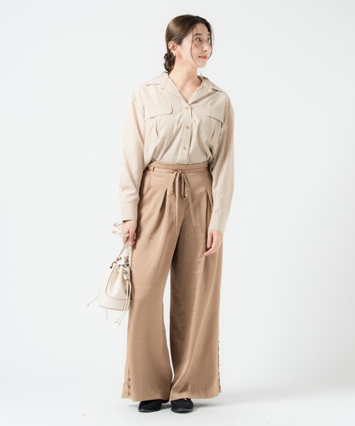 LAYMEE(レイミー)の「Friand pants / フリアンドパンツ(その他パンツ・レディース・ベージュ/ピンク/ブルー・FREE)」の16枚目の写真