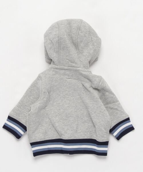GAP（ギャップ）の「Gapロゴパーカー (ベビー)（パーカー・キッズ・グレー・6-12M/18-24M/0-3M/3-6M/12-18M）」の2枚目の写真
