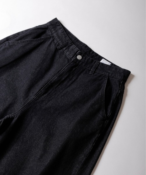 Kelen（ケレン）の「「KELEN / ケレン」ワイドシルエットブラックデニムパンツ"Olue"（デニムパンツ・レディース・ブラック・S/M/XS）」の8枚目の写真