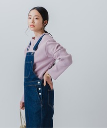 ANGIE（アンジー）の「エルボーパッチワッフル長袖カットソー（サーマルロンT）（Tシャツ/カットソー・レディース・ピンク系）」