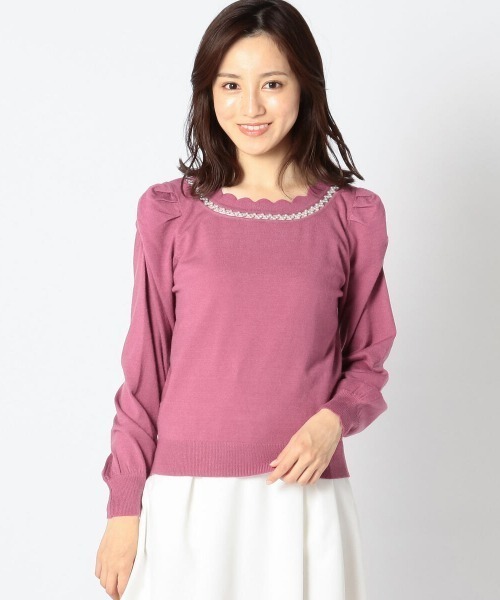 良質 ハシゴパールネックニット ニット セーター Masch ミッシュマッシュ のファッション Masch Masch ミッシュマッシュ のニット セーター ハシゴパールネックニット を購入できます Misch トップス Misch