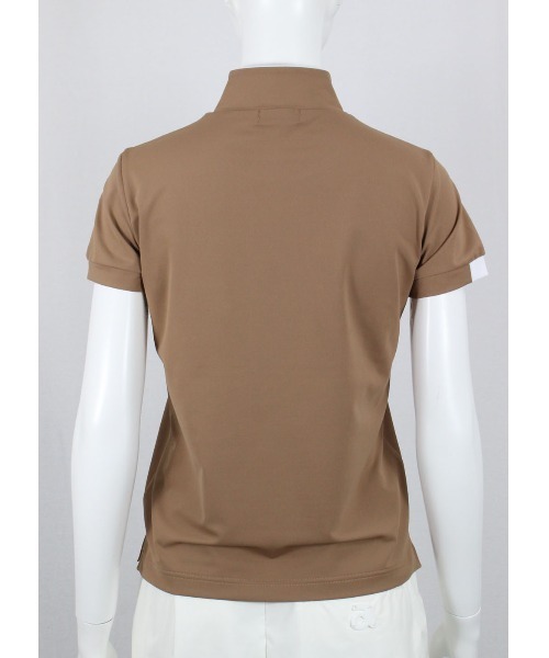archivio(アルチビオ)の「<LADIES>アルチビオゴルフウェア / ハイネック半袖シャツ(Tシャツ/カットソー・レディース・ホワイト/ブラウン/レッド/ピンク/イエロー・S/M/L)」の7枚目の写真