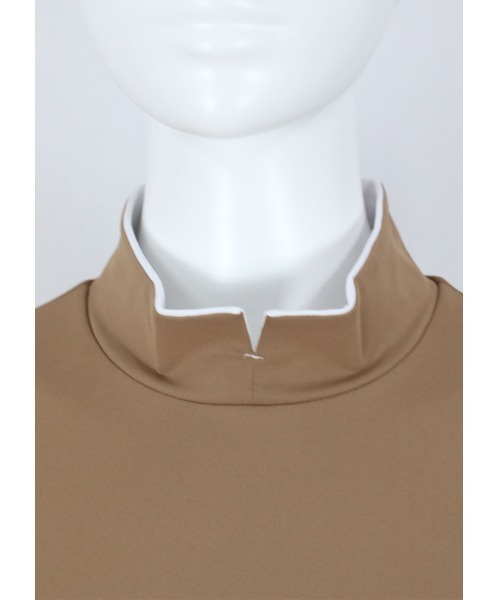 archivio(アルチビオ)の「<LADIES>アルチビオゴルフウェア / ハイネック半袖シャツ(Tシャツ/カットソー・レディース・ホワイト/ブラウン/レッド/ピンク/イエロー・S/M/L)」の8枚目の写真