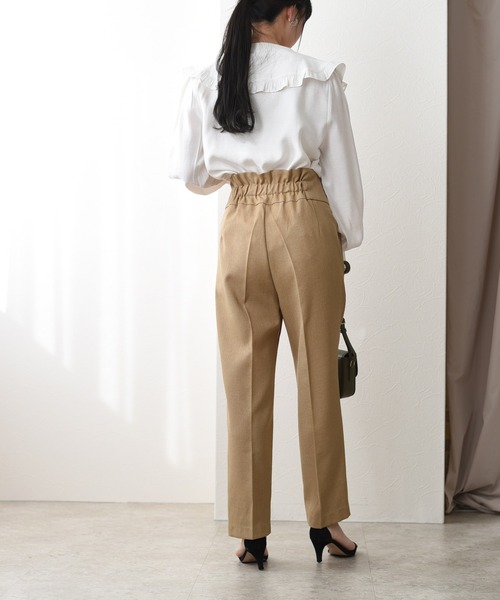 Eimee Law（エイミーロウ）の「フリルビックカラーBL（シャツ/ブラウス・レディース・オフホワイト/ブラック・38）」の15枚目の写真