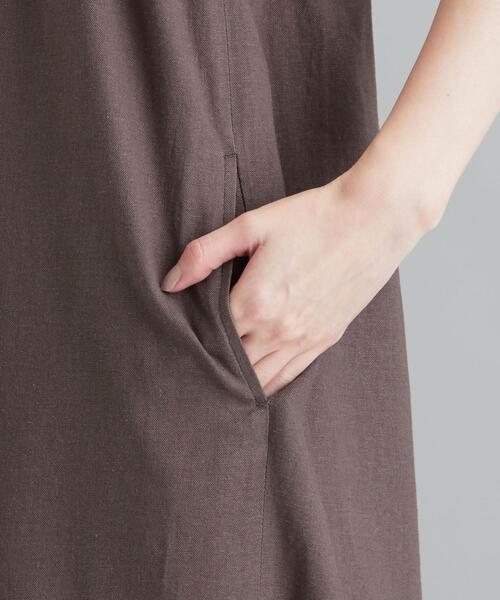 green label relaxing(グリーンレーベルリラクシング)の「CFC Li/Ry ギャザー オールインワン(つなぎ/オールインワン・レディース・ブラック/ナチュラル/ダークブラウン・FREE)」の17枚目の写真