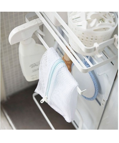 WEB限定 tower/タワー 洗濯機横マグネット収納ラック ホワイト（バス/トイレグッズ）｜tower（タワー）