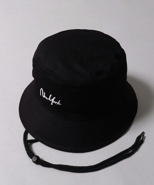 BAYBLO（ベイブロ）の「(CR)【ユニセックス】NEWYORK 刺繍 バケットハット（ハット・レディース・ブラック/ベージュ/レッド/マスタード/ホワイト・FREE）」の19枚目の写真