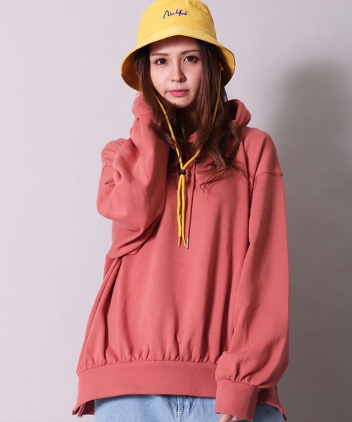 BAYBLO（ベイブロ）の「(CR)【ユニセックス】NEWYORK 刺繍 バケットハット（ハット・レディース・ブラック/ベージュ/レッド/マスタード/ホワイト・FREE）」の17枚目の写真