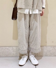 Samansa Mos2 | オーバーレースペチパンツ(その他パンツ)