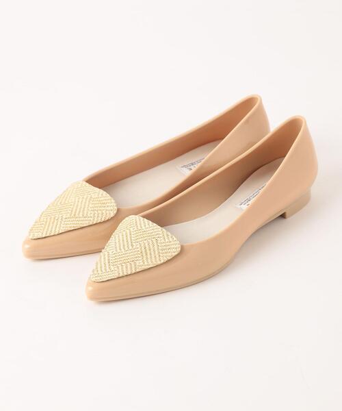 THE STATION STORE（ザ ステーション ストア）の「＜TEMPERATE＞●イソザイ フラット レインパンプス（レインシューズ・レディース・ライトグレー/ベージュ・38/39/37）」の11枚目の写真