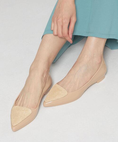 THE STATION STORE（ザ ステーション ストア）の「＜TEMPERATE＞●イソザイ フラット レインパンプス（レインシューズ・レディース・ライトグレー/ベージュ・38/39/37）」の10枚目の写真