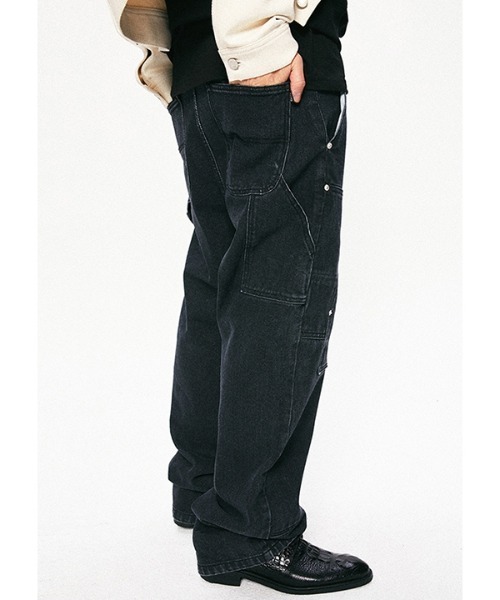Critic パッチワークデニムパンツ Critic パンツ Denim Patchwork Pants デニムパンツ デニムパンツ Critic クリ