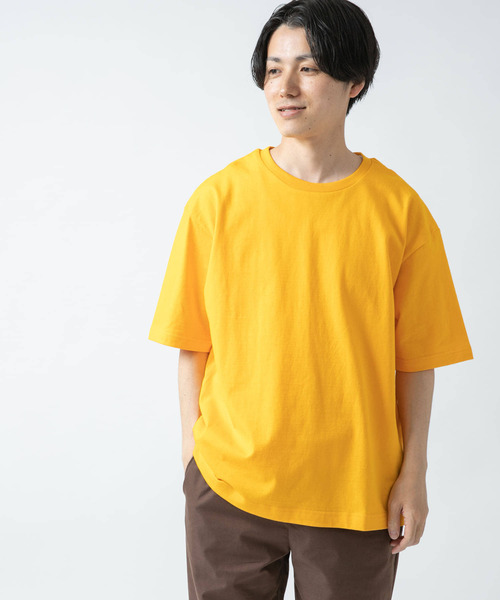 ITEMS URBANRESEARCH(アイテムズ アーバンリサーチ)の「ビッグシルエットTシャツ(Tシャツ/カットソー・メンズ・ベージュ/ホワイト/ブルー/ブラック/ゴールド/パープル・SMALL/LARGE/MEDIUM)」の19枚目の写真