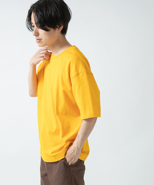 ITEMS URBANRESEARCH(アイテムズ アーバンリサーチ)の「ビッグシルエットTシャツ(Tシャツ/カットソー・メンズ・ベージュ/ホワイト/ブルー/ブラック/ゴールド/パープル・SMALL/LARGE/MEDIUM)」の13枚目の写真