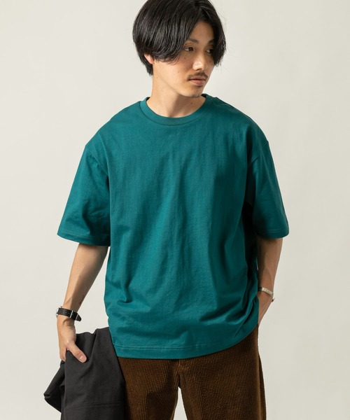 ITEMS URBANRESEARCH(アイテムズ アーバンリサーチ)の「ビッグシルエットTシャツ(Tシャツ/カットソー・メンズ・ベージュ/ホワイト/ブルー/ブラック/ゴールド/パープル・SMALL/LARGE/MEDIUM)」の15枚目の写真